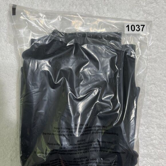 Josh Goot Little Black Dress Women's L Sheath Italian Fabric Stretchy Raw Hem - Picture 14 of 14